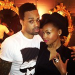 Me & the incredible @janellemonae. Backstage after my show in the A...