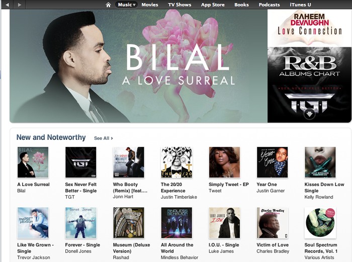 Bilal-Itunes-Top1SellingRankR&B